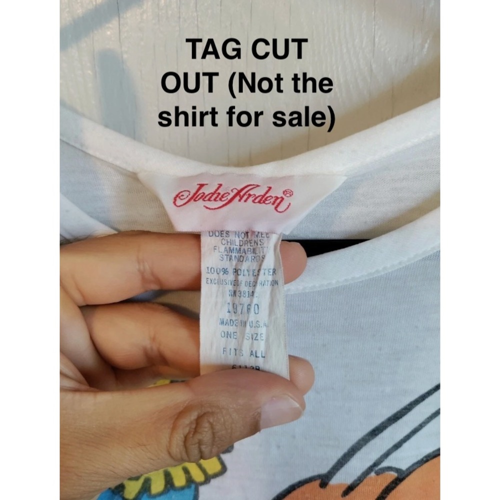 VINTAGE 1985 Warner Bros Single Stitch Tweety Bird Sylvester Long Sleep Tee - Picture 15 of 16